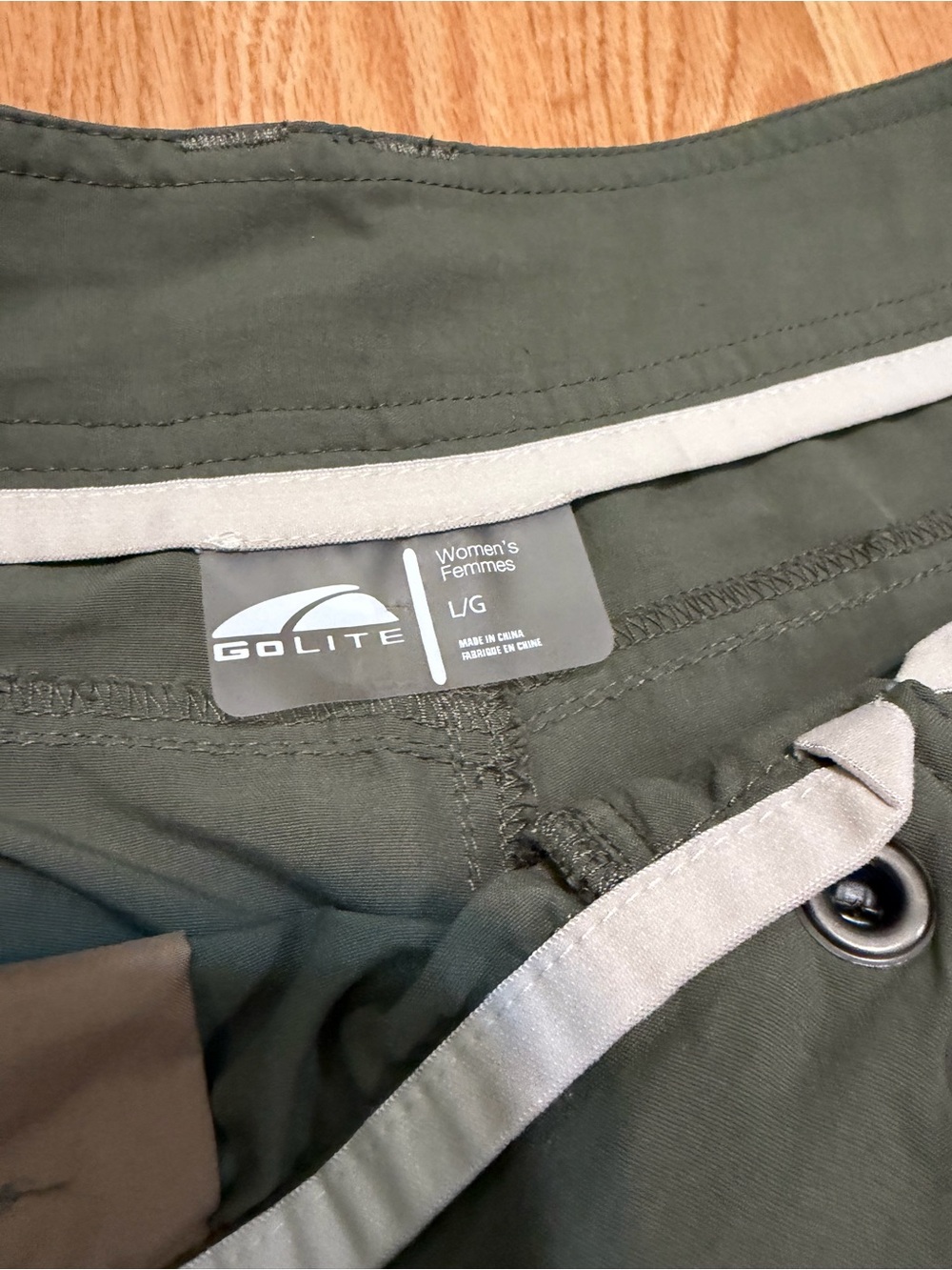GoLite Green Hiking Shorts Large Quick Dry Ultralight Breathable - Picture 2 of 4
